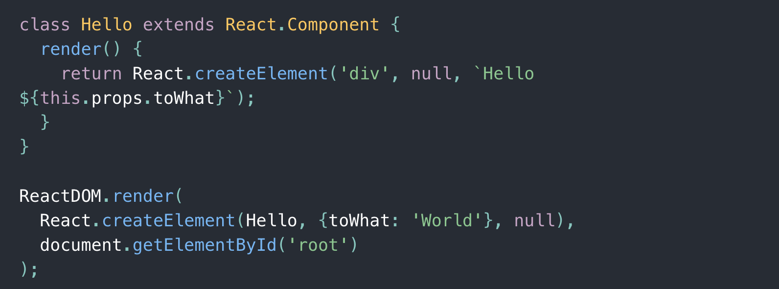 Js createelement