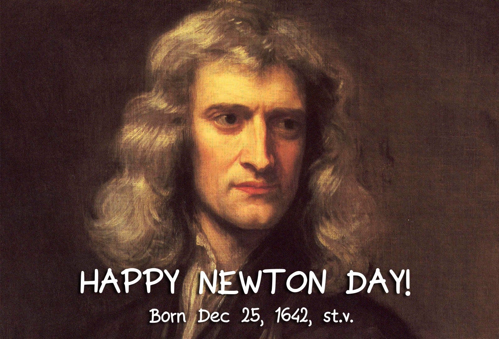 Happy Newton Day!. This December 25, join me in… | by Federico Pistono |  Medium