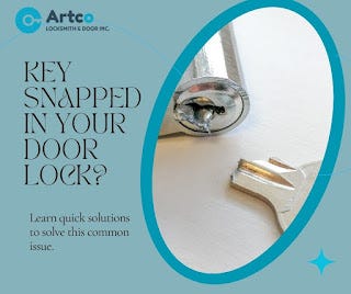 Quick Solutions when Key Snapped in your door Lock? by Artco