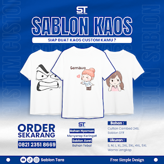 Bahan Kaos Terbaik untuk Sablon: Cotton Combed vs Carded vs Polyester