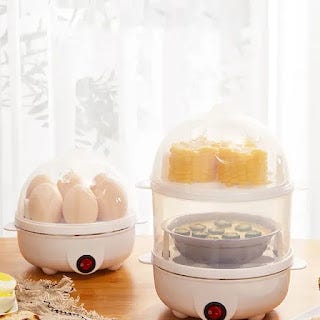 Effortless Egg Cooking: Discover the Double-Layers Electric Egg Cooker for Quick and Convenient Egg…