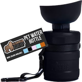 Gorilla Grip Leak Proof Portable Dog Water Bottle | by Salmangha | Aug