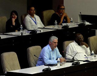 El presidente de Cuba, Miguel Díaz-Canel, en la ANPP, el 24 de mayo de 2023. Foto Granma