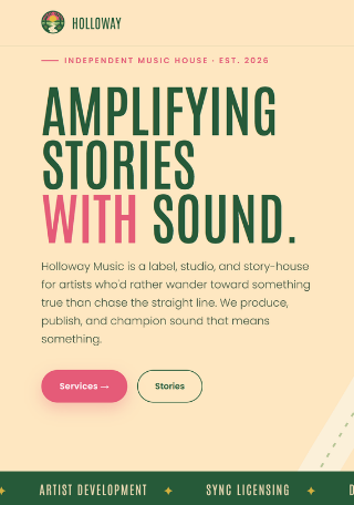 WEBSITE REDESIGN — MOBILE