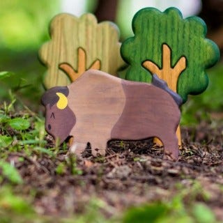 Woodland best sale plastic animals