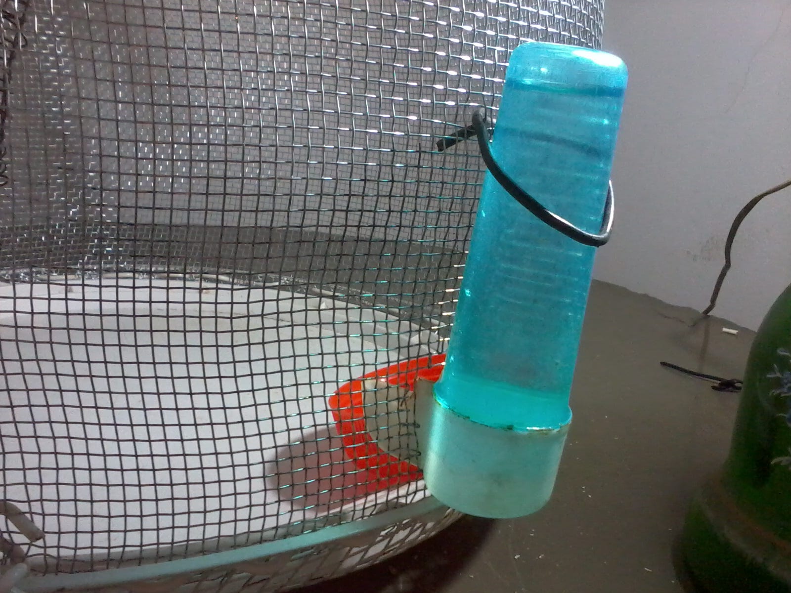 Bird Cage Out of a Fan. I had this broken fan in my basement…, by sarra