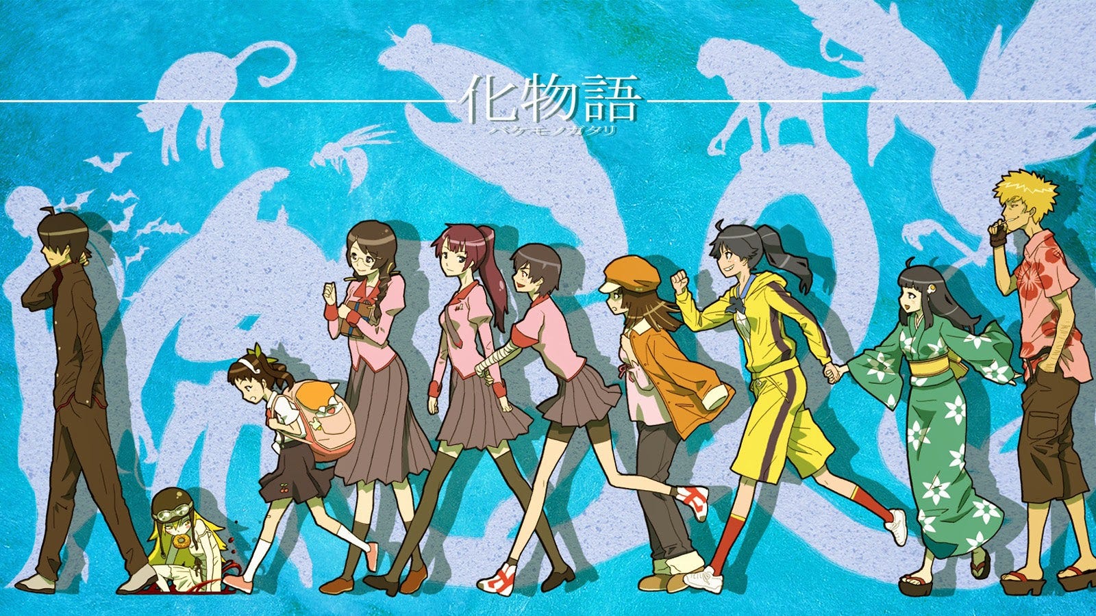 Em qual ordem devo assistir Monogatari?