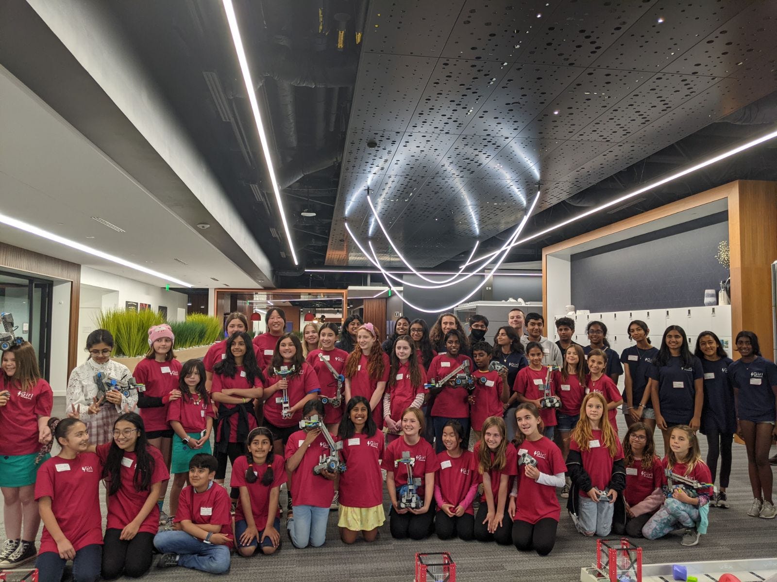 Girl powered:' Robotics workshop at Google builds skills