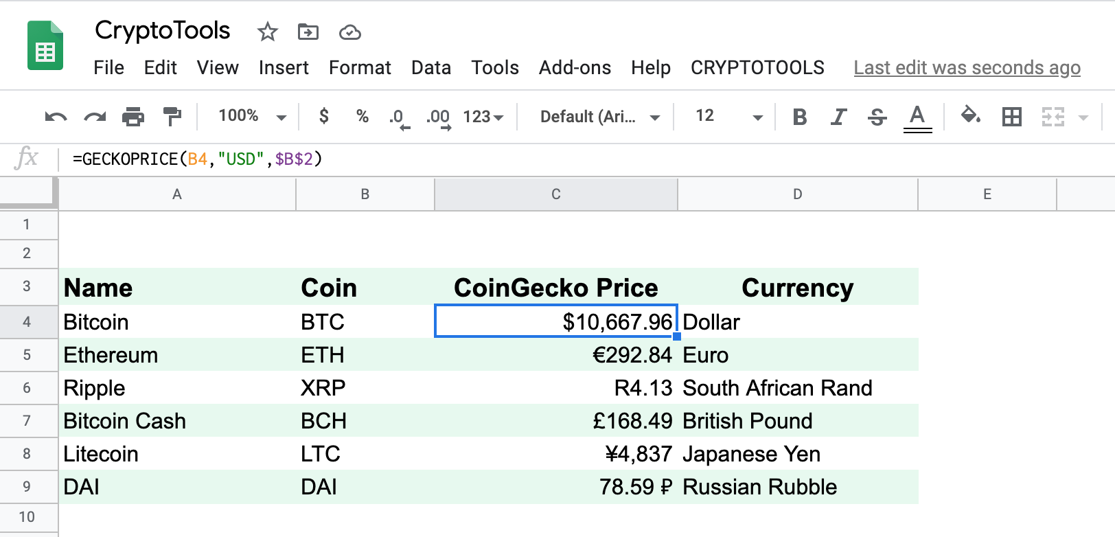 How to value your Stocks & Crypto Portfolio on Google Sheets | by Eloise |  Coinmonks | Medium
