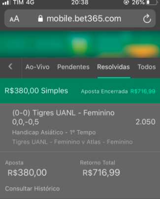 Empate Milionário Trader Esportivo