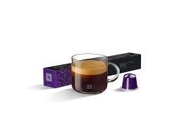 Arpeggio Nespresso coffee capsule — a dark purple aluminum pod designed for Nespresso machines, offering an intense, creamy espresso with rich cocoa and roasted notes.