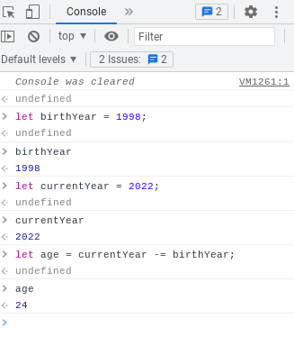 №2 — JavaScript ‘let’ practice.. Hello to whoever ends up reading this ...