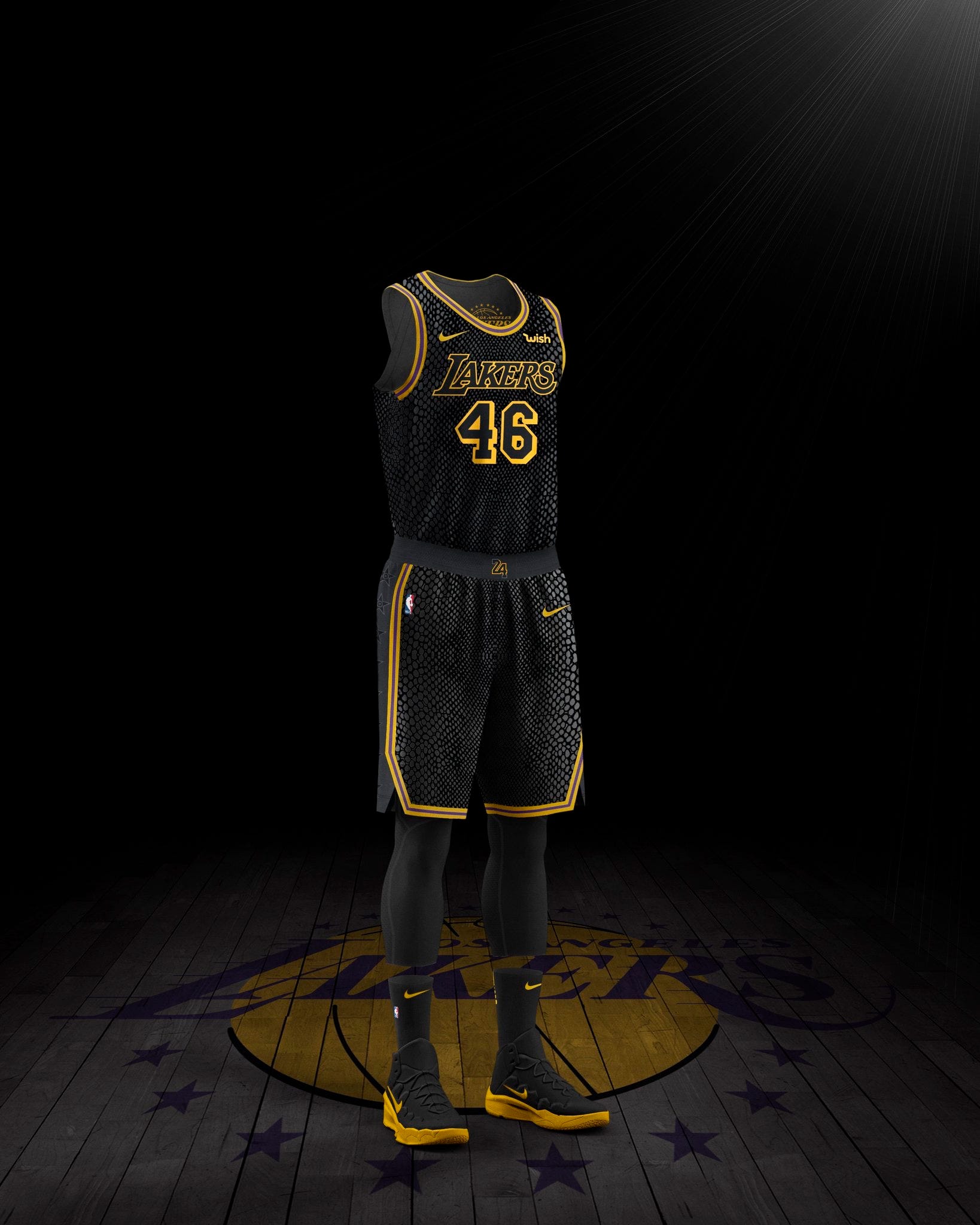 Inside the magic of Lakers' Black Mamba jerseys designed by Kobe Bryant