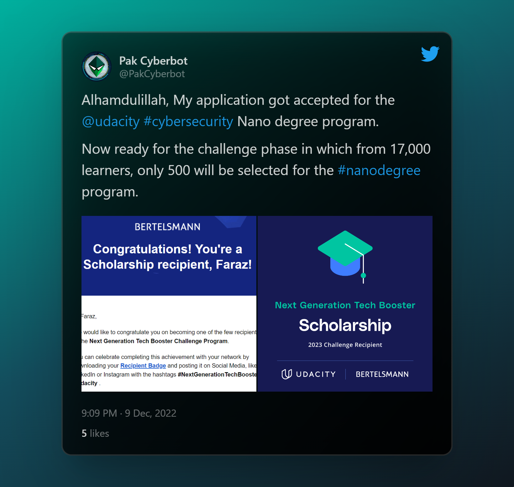cybersecurity nanodegree