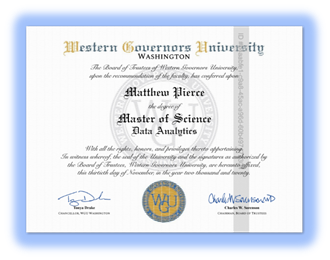 WGU “Master of Science in Data Analytics” (MSDA) Review | by Matt Pierce |  Medium
