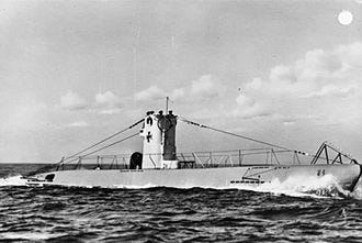 A type III submarine similar to U-13. Courtesy Wikipedia