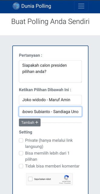 Tips Membuat Polling Interaktif di Blog Anda