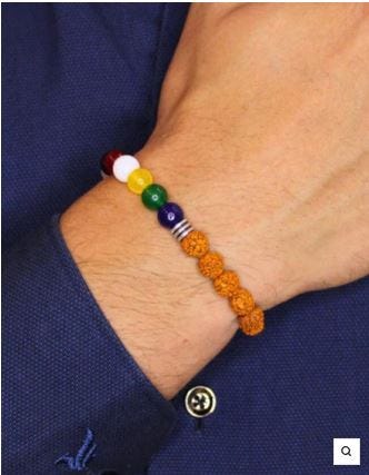 How the 7 Chakra Rudraksha Bracelet Enhances Energy and Healing
