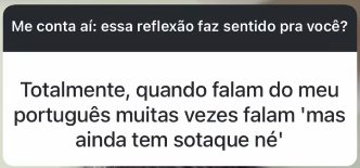 “Mas você não é daqui”: quando uma pergunta vira fronteira