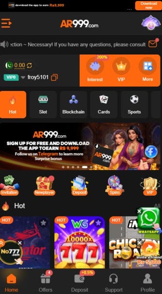 AR999 Game APK Download Free Android & iOS App in Pakistan 2026