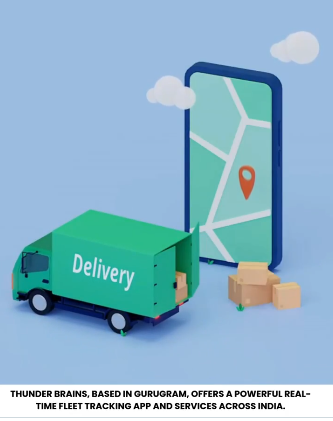 Real-Time Fleet Tracking App & Services Across India | Thunder Brains, Gurugram