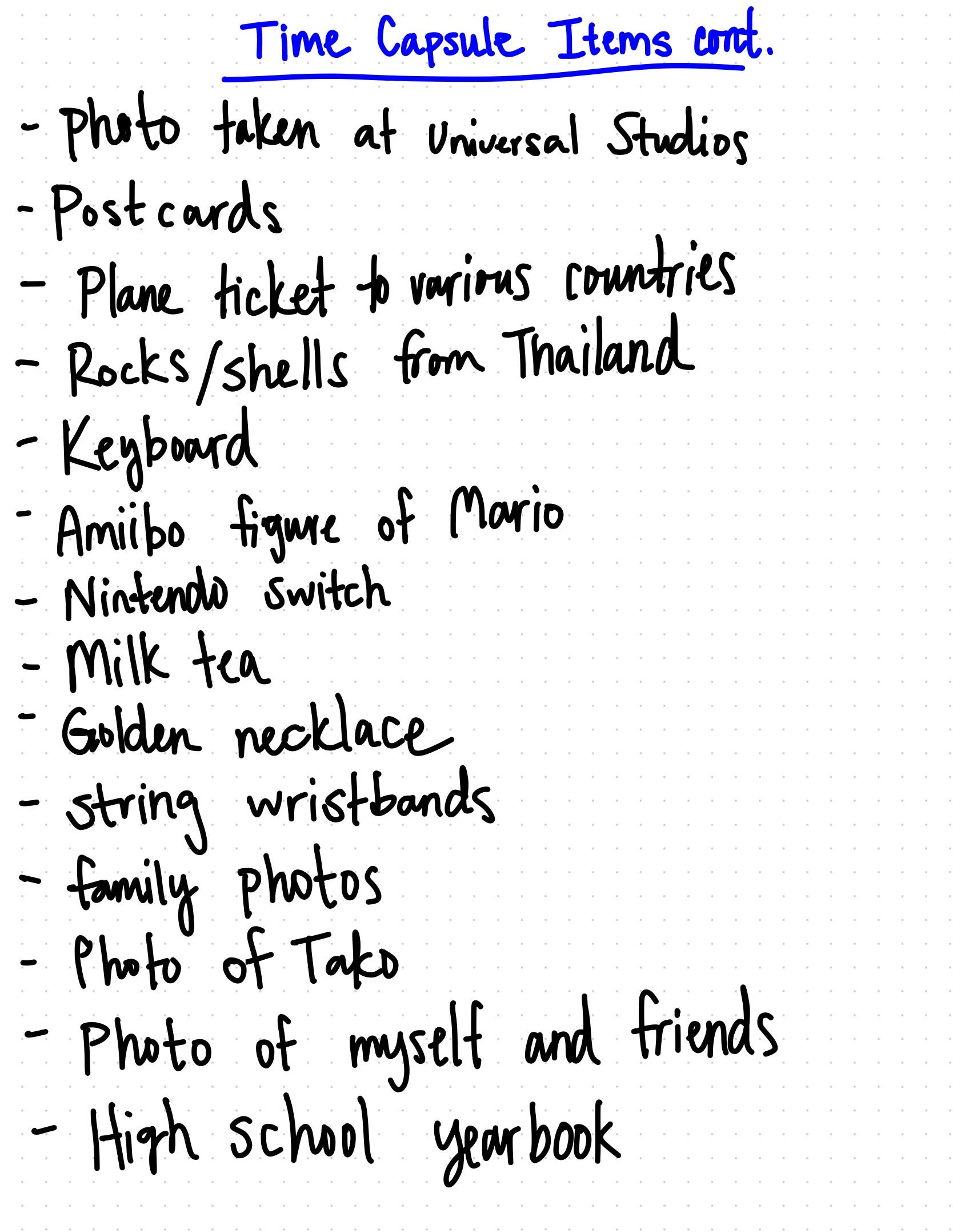 Week 7 — Time Capsule — Part 1. The Chosen Objects and Their