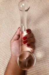 Sex Toy Review: Bondara  Glacier Glass Curved Double Ended Dildo | by The  Secret Submissive | The Toy Story | Medium