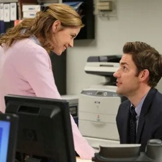 Pam & Jim, looking adorable | Photo: NBC/NBCU Photo Bank/NBCUniversal via