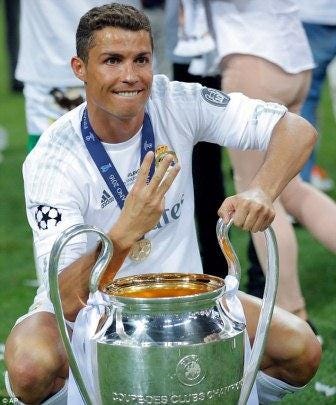 Cristiano Ronaldo won the Champions League for the third time, by  iPLauncher