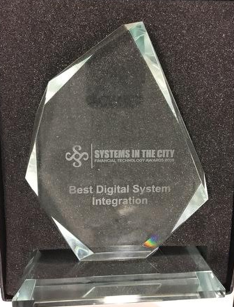 WEB FINANCIAL GROUP WINS “BEST DIGITAL SYSTEM INTEGRATION” RECOGNITION AT THE SYSTEMS IN THE CITY AWARDS