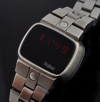 Pulsar digital watch clearance 1972