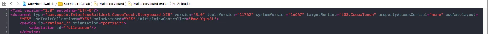 version, toolsVersion, systemVersion, and device settings often don’t need committed