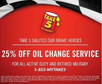 Take 5 Oil Change Coupons March 2023 | by Quadrosl | Medium