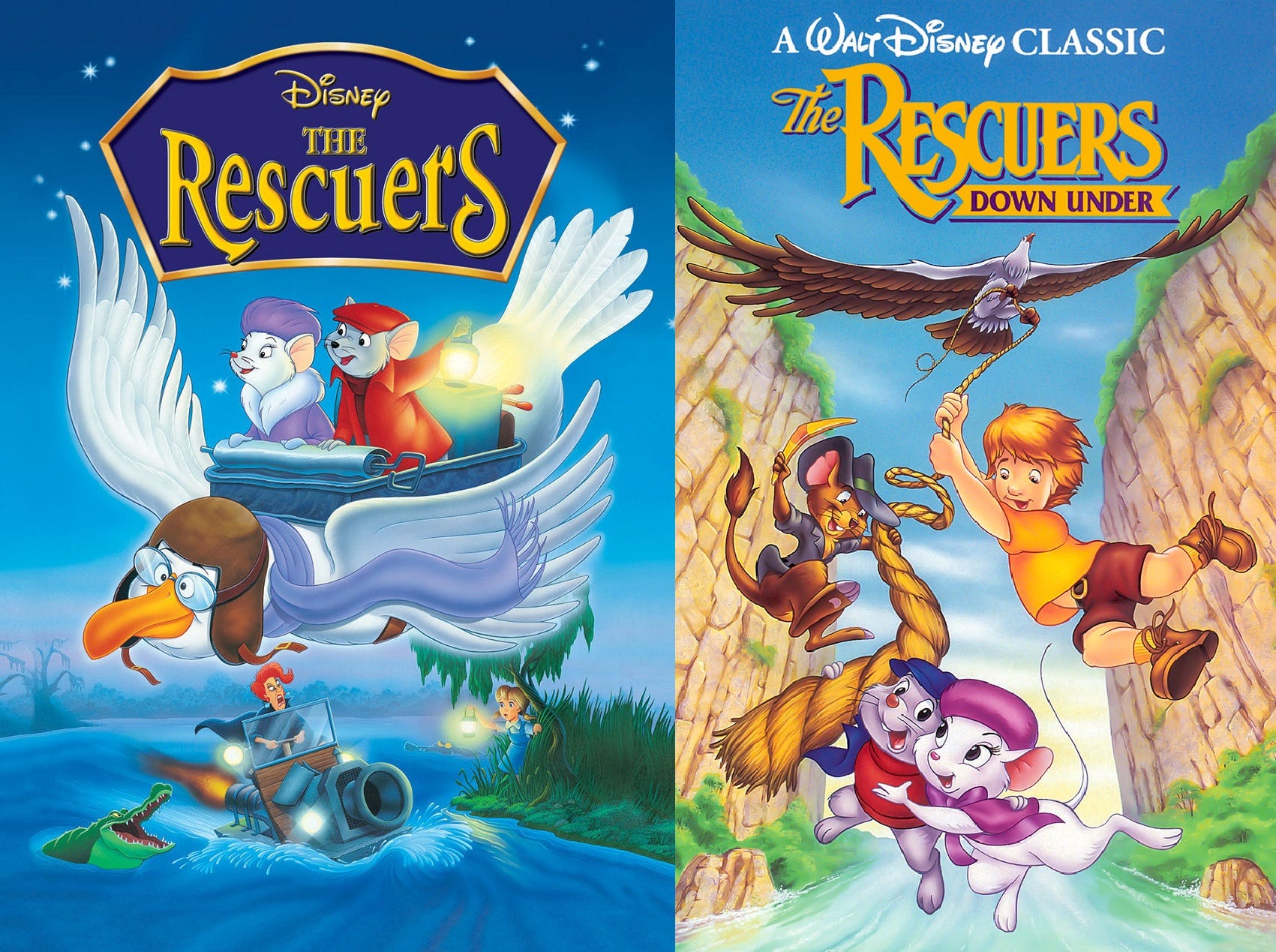 Feminisney “The Rescuers” and “The Rescuers Down Under” by Sean Randall CineNation Medium