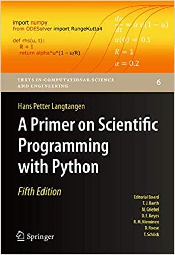 A Primer on Scientific Programming with Python 5th Edition, ISBN-13: ...