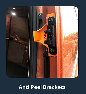 Anti-Peel Brackets