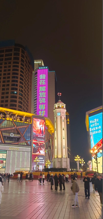 Jiefangbei at night feels like walking into a scene from Blade Runner
