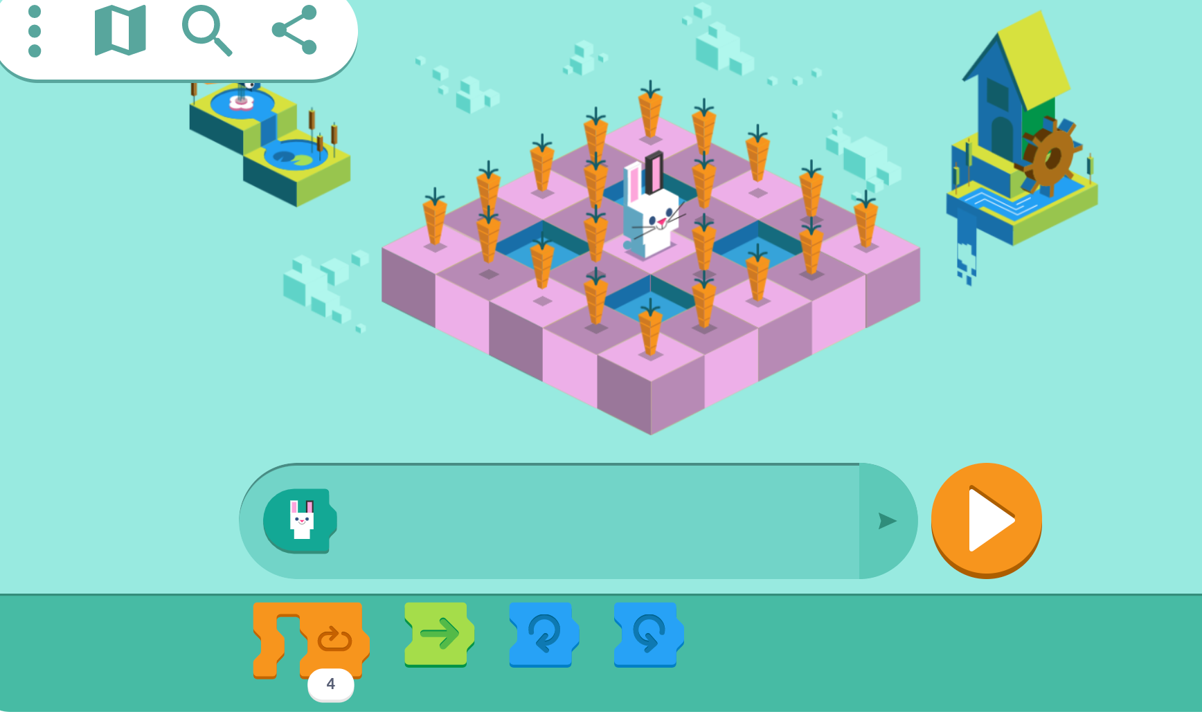 Google re-releasing some of its most popular Google Doodle games, today is  'Coding for Carrots' 