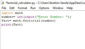 How I use python to solve Factorial | by Ibrahimgbadegesin | Medium