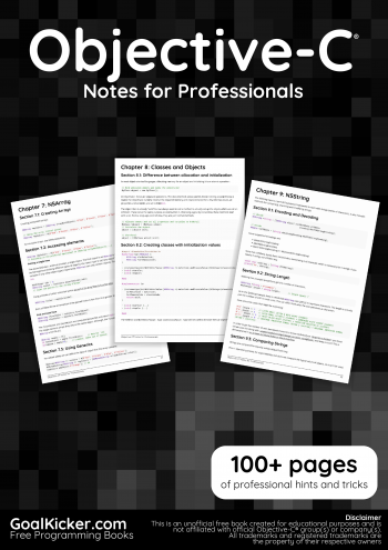 E-book: Objective-C® Notes for Professionals book | by Easyread | Easyread