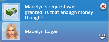 Notification about the interaction