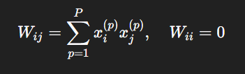 Fig 3 : Hebbian Learning Rule