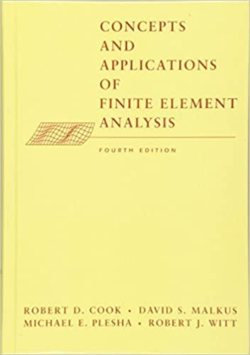 READ/DOWNLOAD@] Concepts and Applications of Finite Element Analysis ...