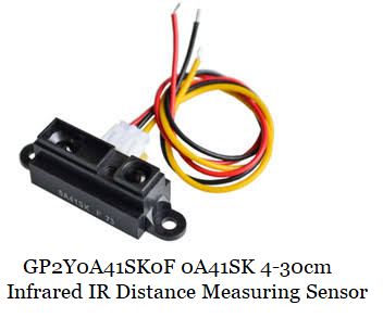 Sharp IR Sensor — 0A41SK. 4–30cm Infrared IR Distance Measuring
