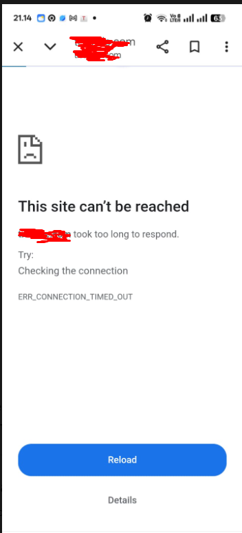 This site can’t be reached