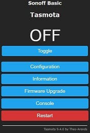 Shelly Add-on Temperature Sensor Configuration for Tasmota