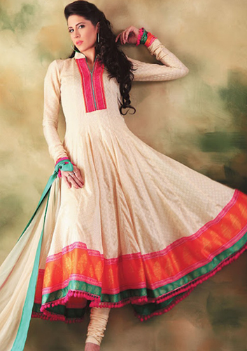 Designer Pink Cotton Churidar Suits Are Blissfully Cool