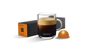 Giornio Nespresso coffee capsule — a light golden aluminum pod designed for Nespresso machines, delivering a smooth, floral espresso with delicate cereal and white fruit notes.