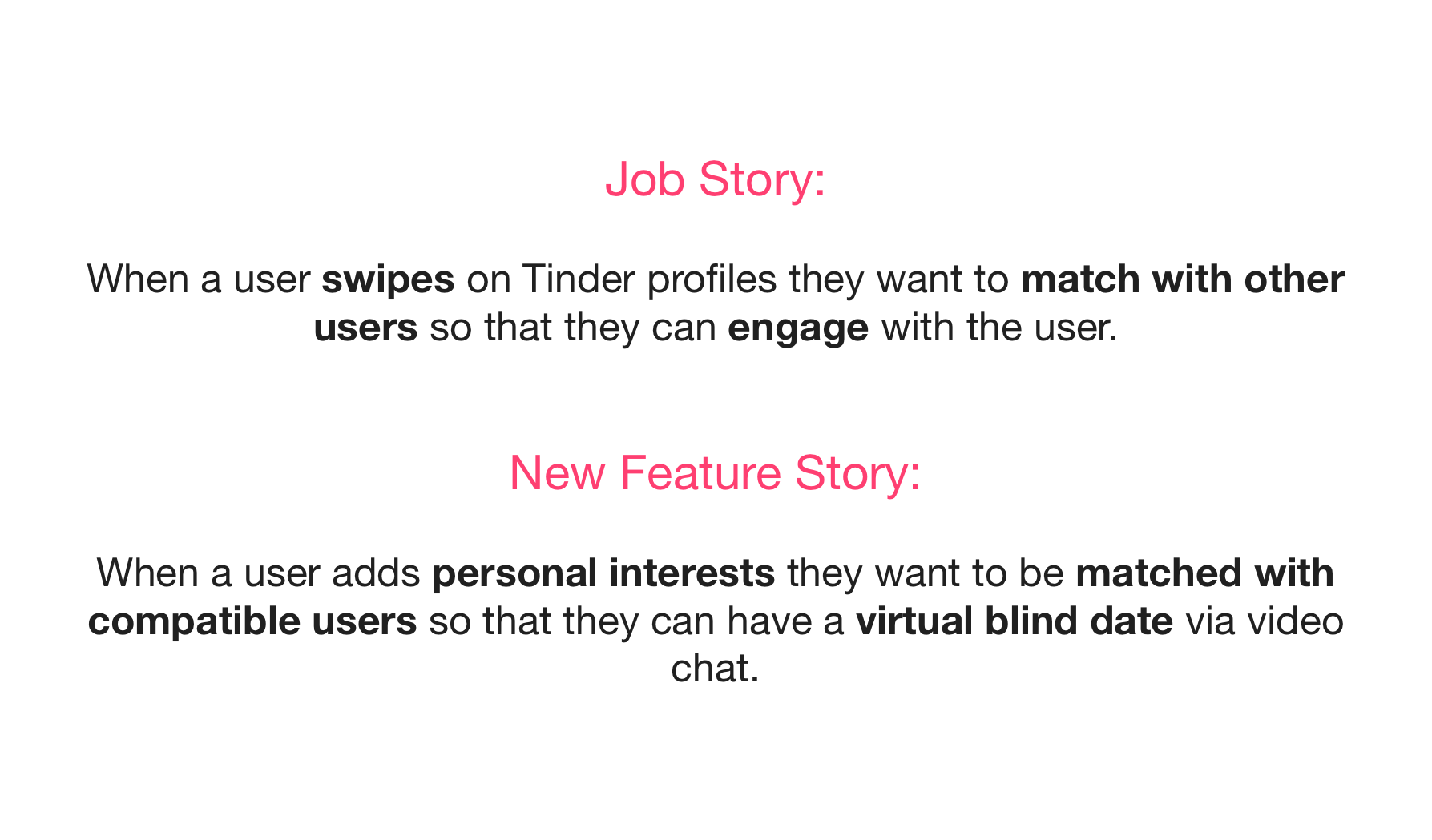Tinder — Virtual Blind Date. Case Study — Add a Feature, by Maikel Millo