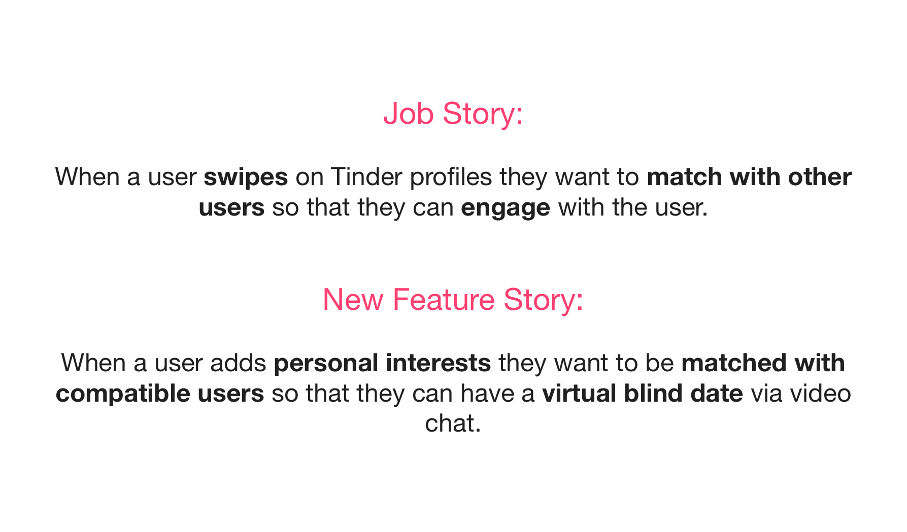 Tinder's Blind Date Experience